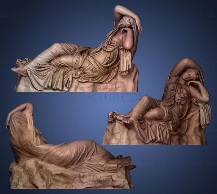 3D model Ariadne sleeping (STL)